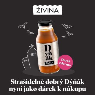 Tento týden máme dárek! 🎃 Ke každému nákupu nad 999 Kč dostanete náš strašidelně dobrý Dýňák zdarma. 🌱 Jemný, krémový a...